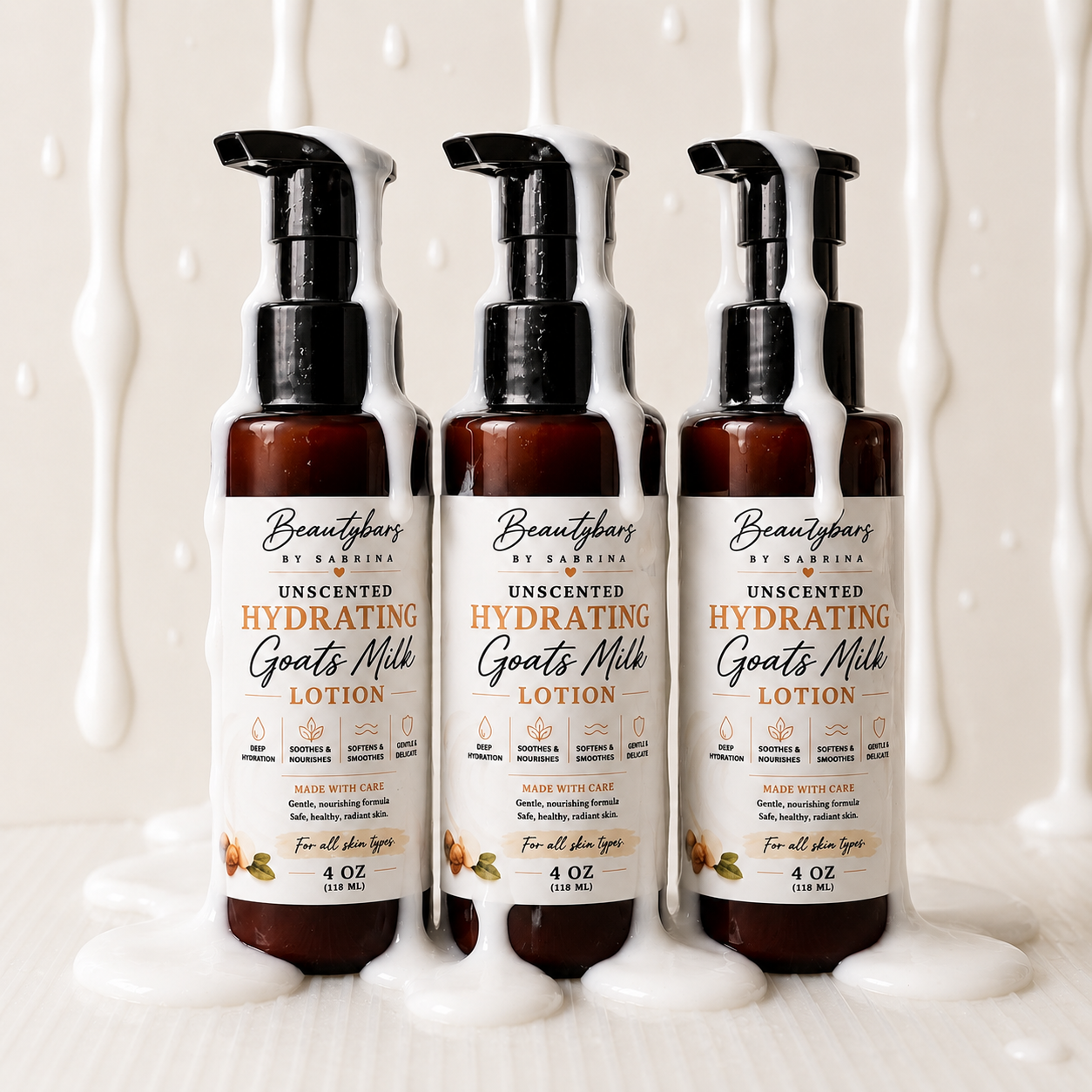Unscented Hydrating Goat’s Milk Lotion