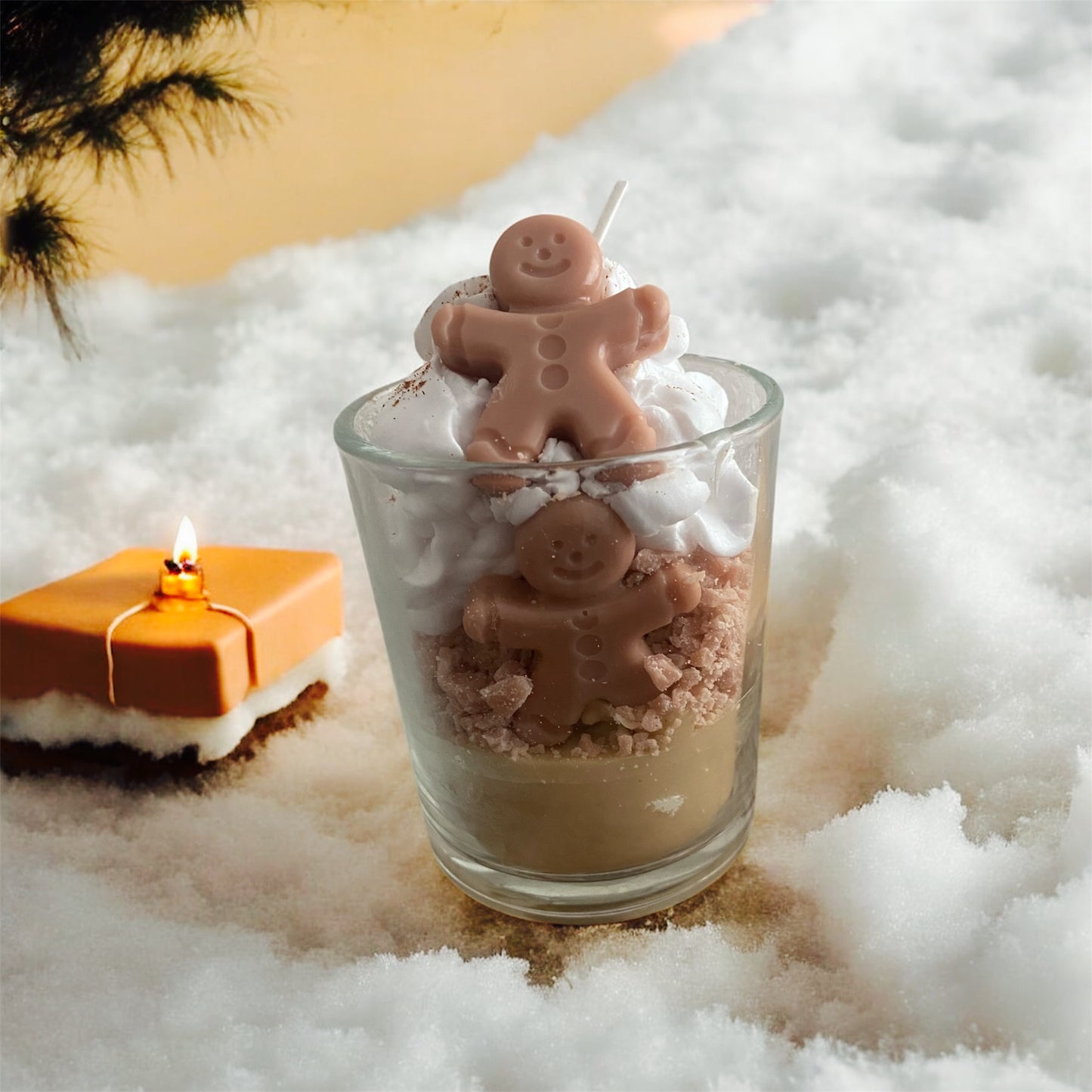 Mr. Gingerbread Candle