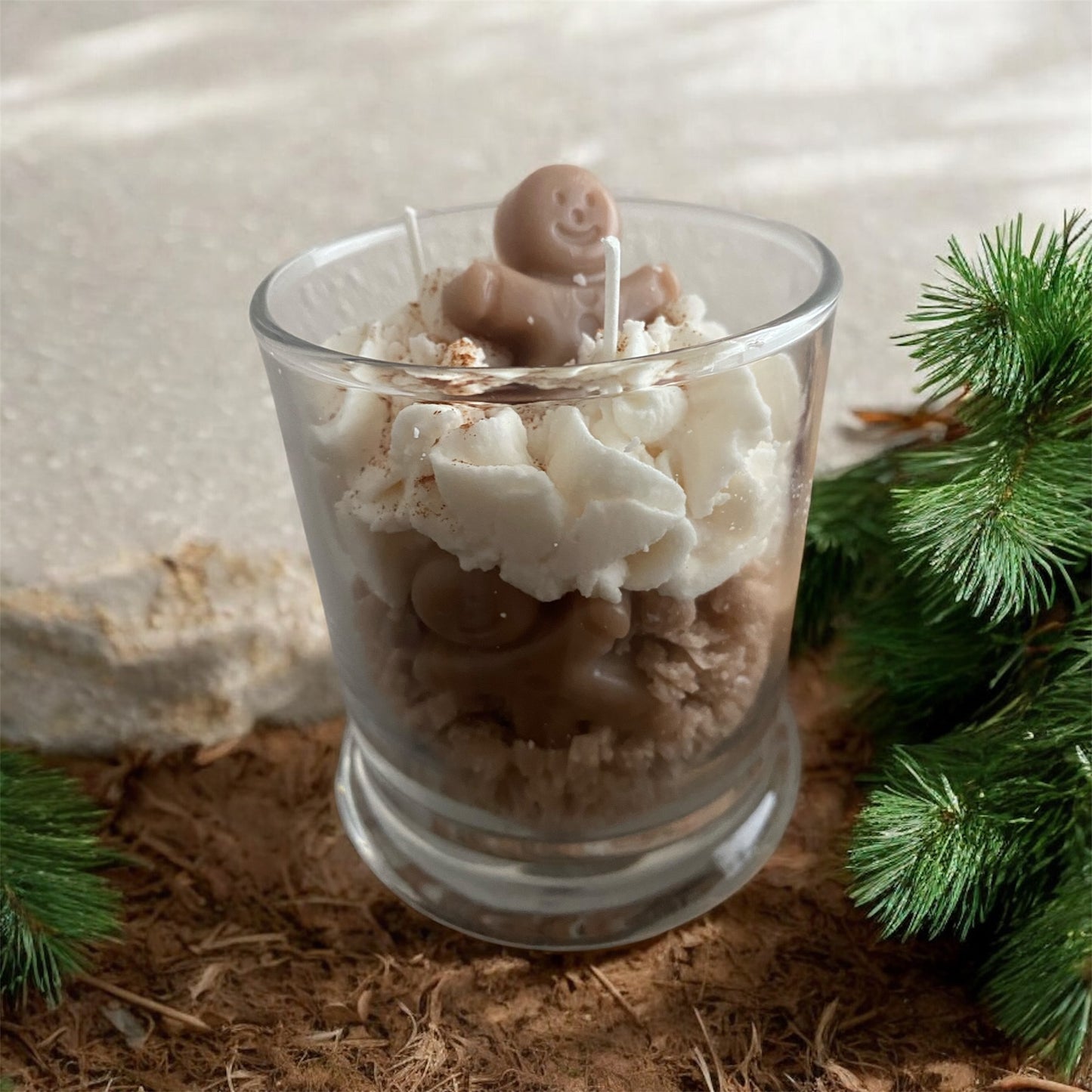 Cozy Gingerbread Candle