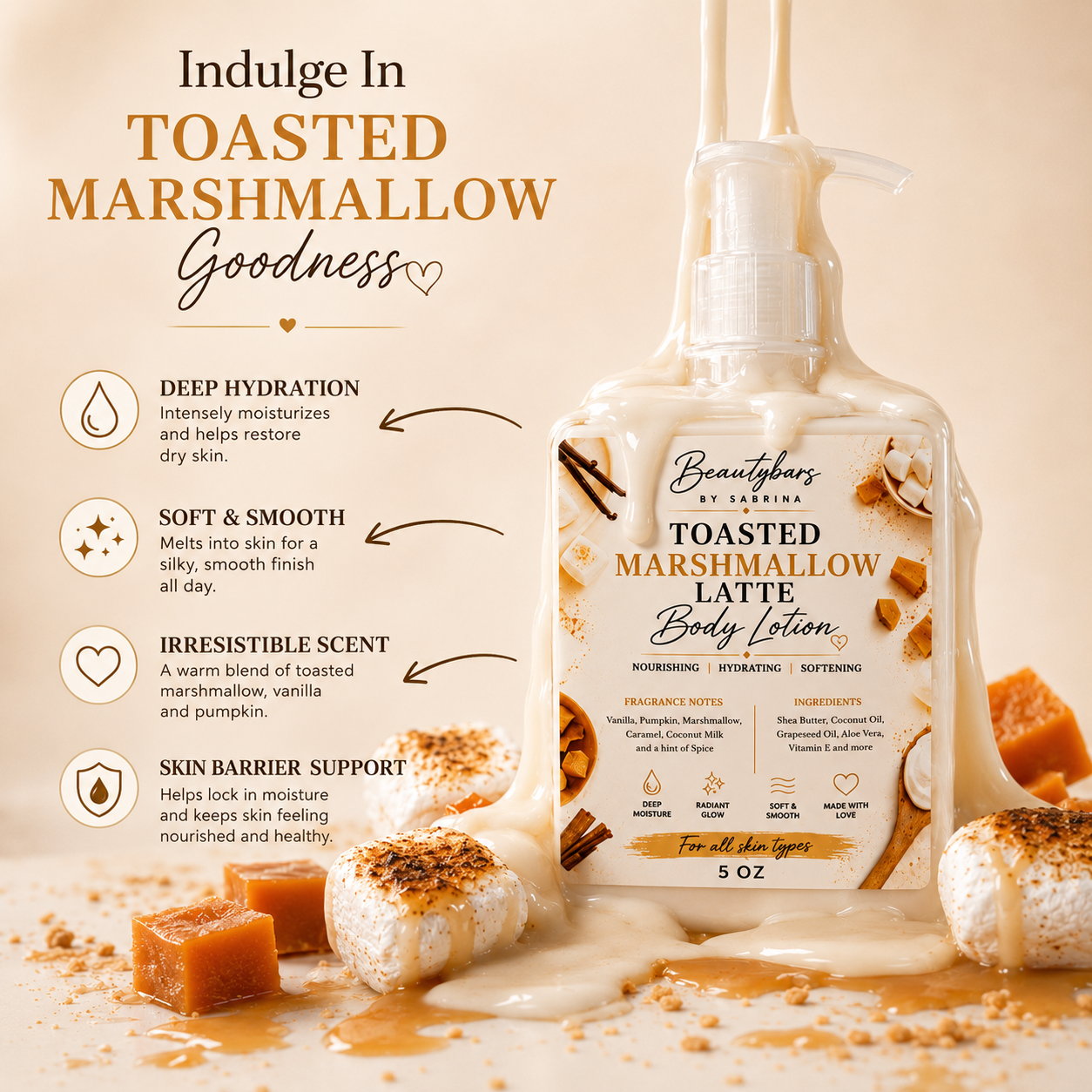 Toasted Marshmallow Latte Body Lotion