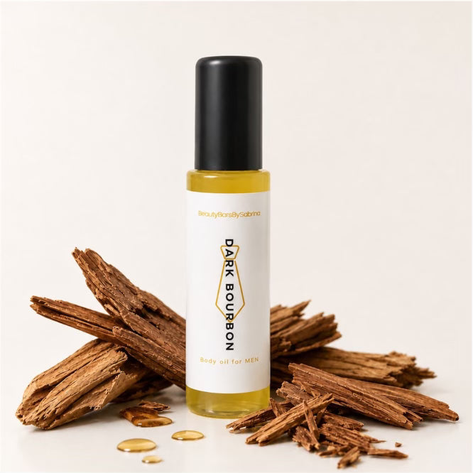 Dark Bourbon Body Oil for Men