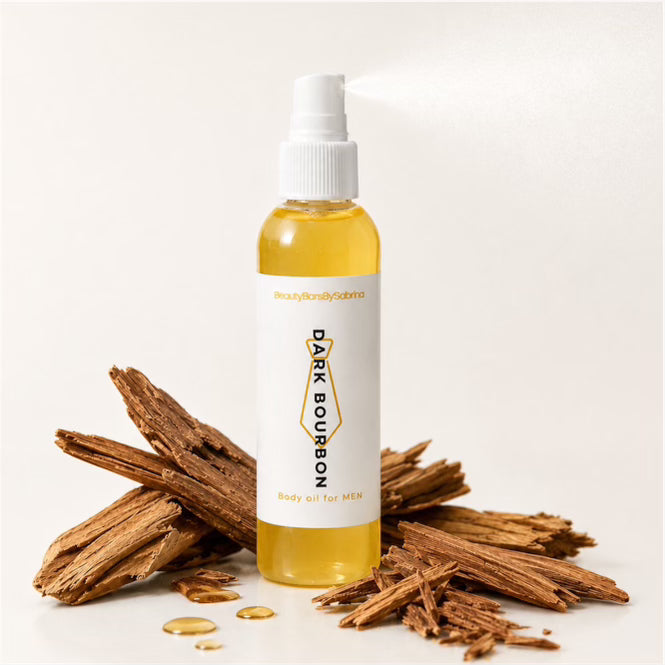 Dark Bourbon Body Oil for Men
