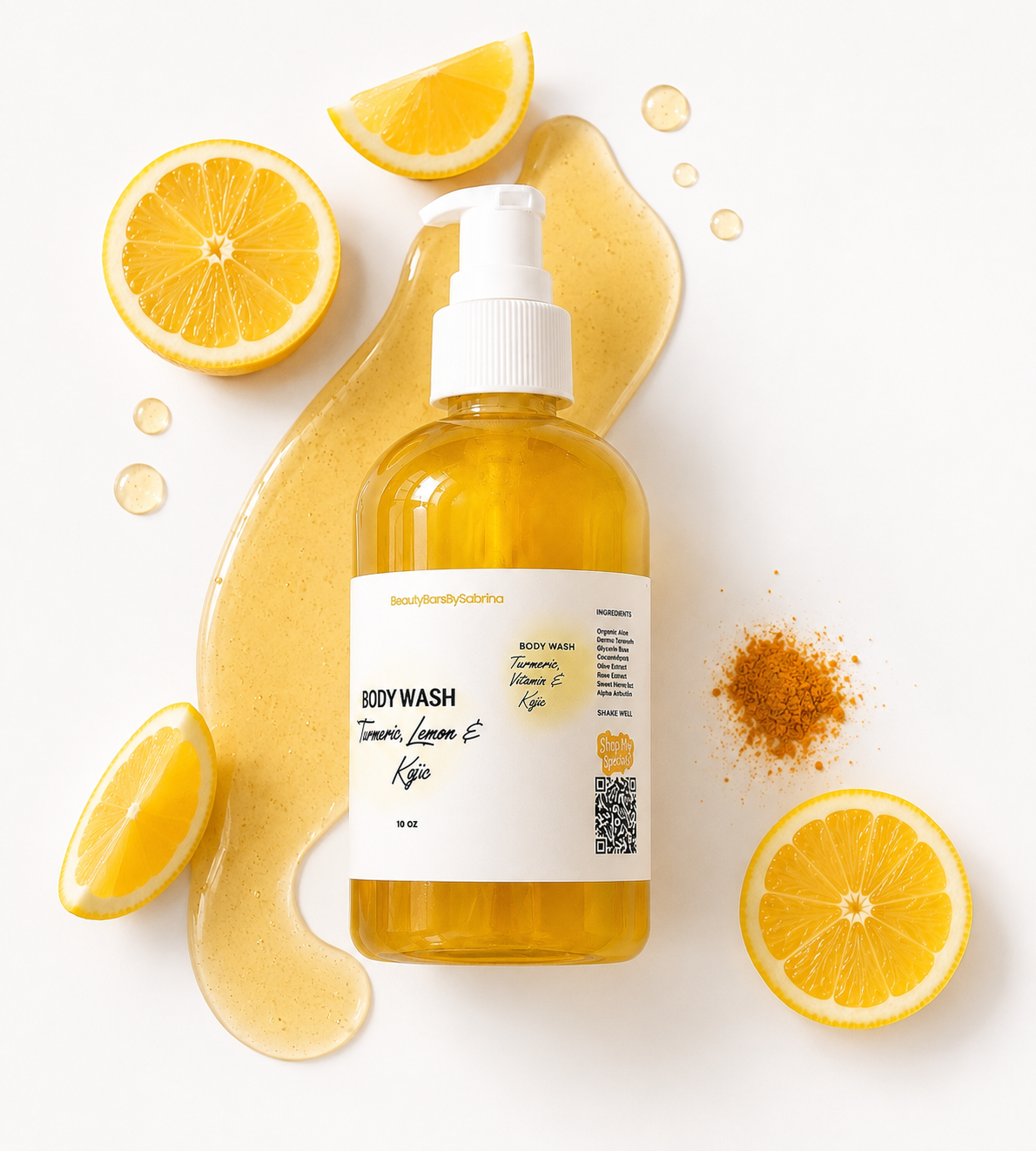 Turmeric Kojic & Lemon Body Wash