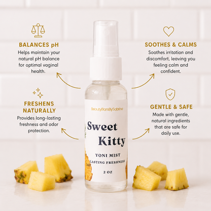 Sweet Kitty Yoni Mist – Refreshing Feminine Mist