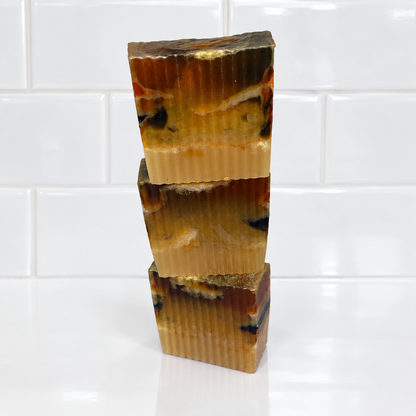 White Turmeric, Charcoal + Niacinamide Soap