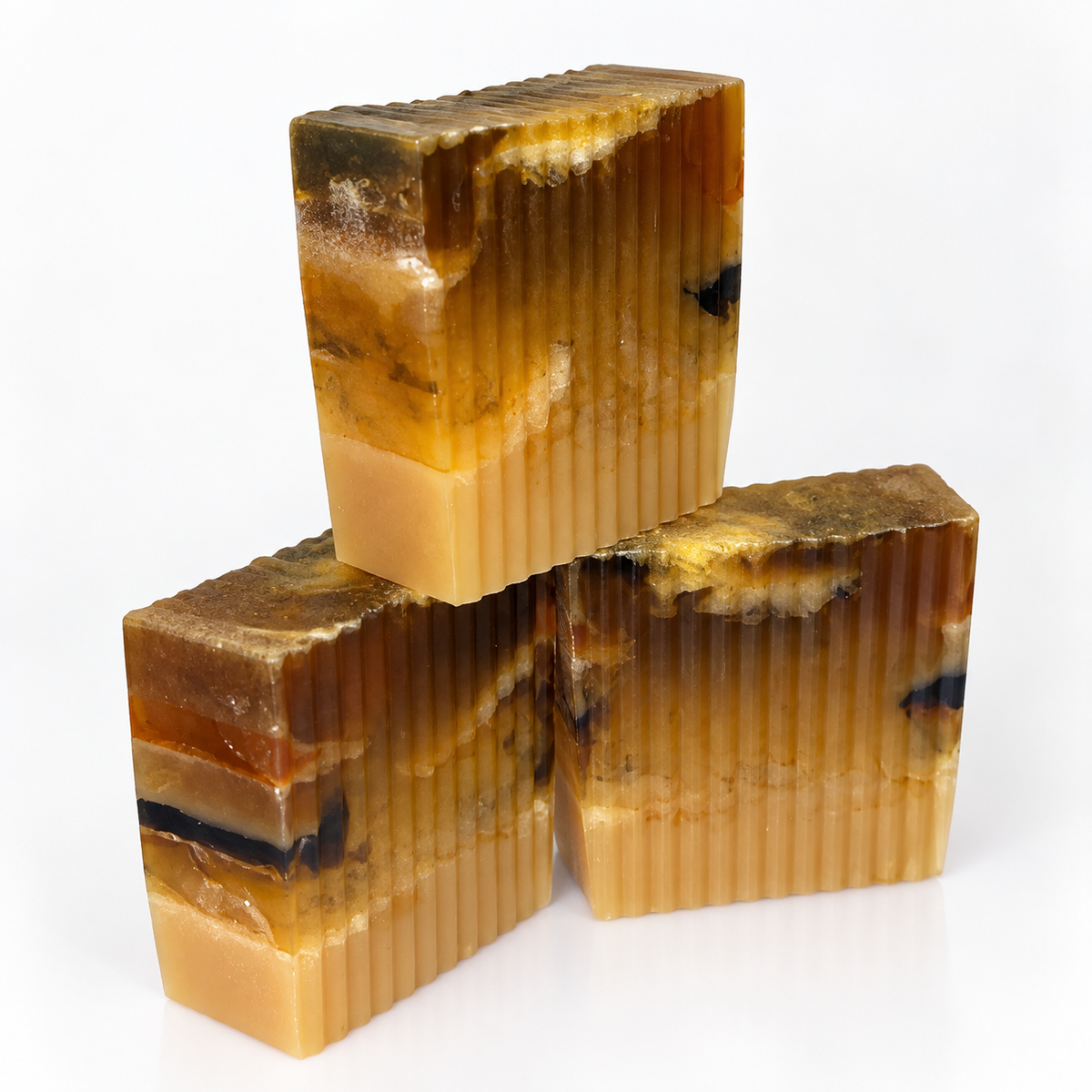 White Turmeric, Charcoal + Niacinamide Soap