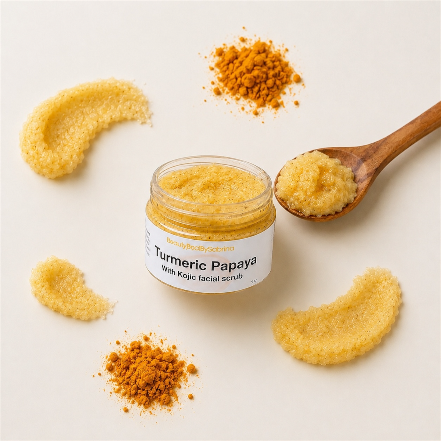 Turmeric Papaya Face Scrub w/ Kojic