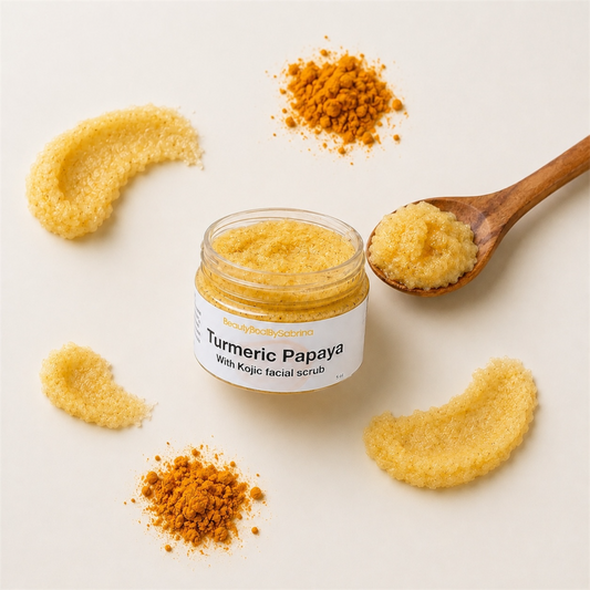 Turmeric Papaya Face Scrub w/ Kojic