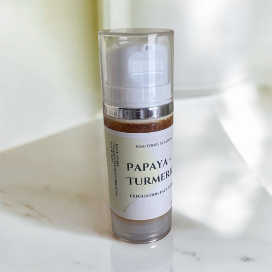 Papaya + Turmeric Exfoliating Face Wash