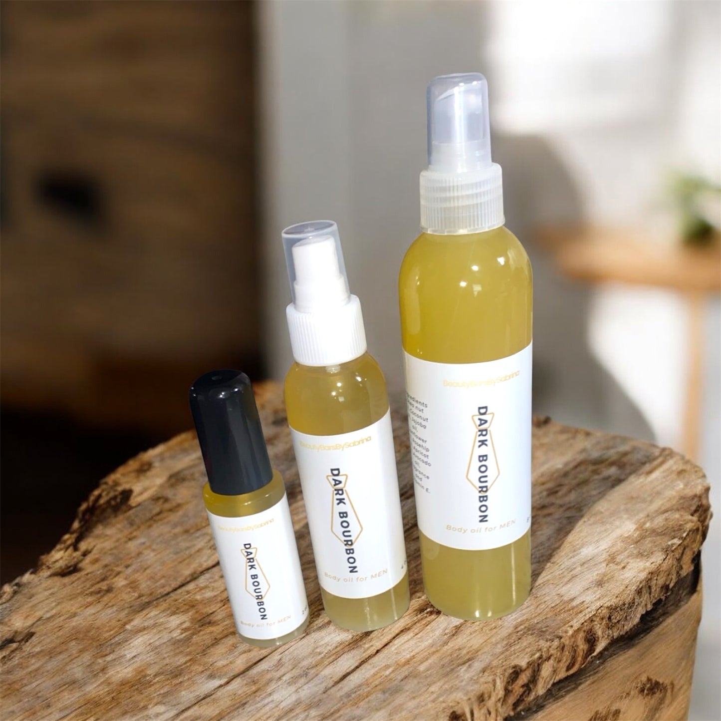 Dark Bourbon Body Oil-Men