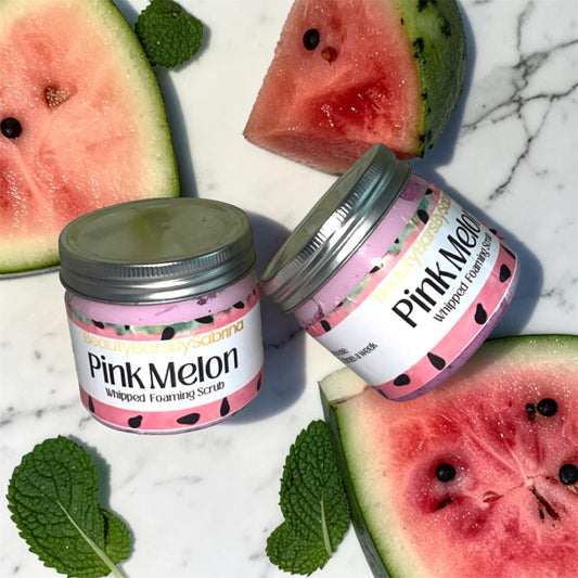 Pink Melon Foaming Scrub
